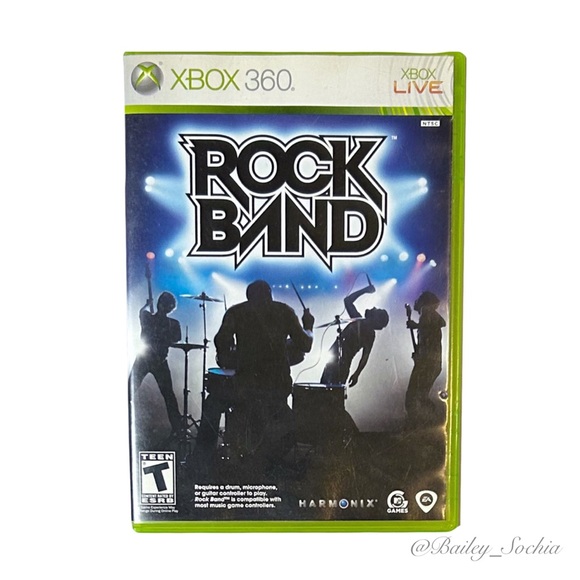 XBOX 360 Rock Band Game - Picture 1 of 6